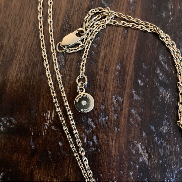 Michael Kors Tortoise Shell Gold Large Statement Necklace - Picture 3 of 7